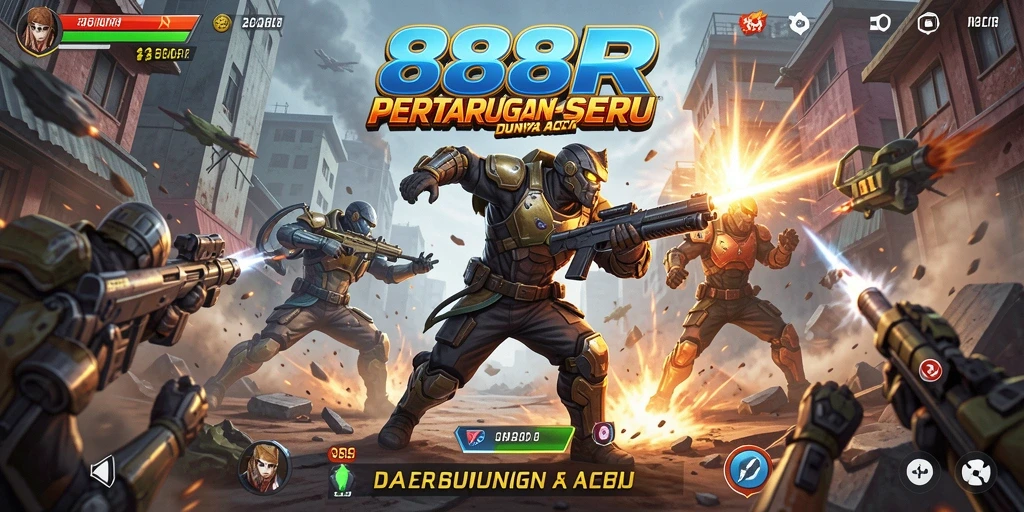 Tampilan gameplay 888R yang penuh aksi dan menegangkan.