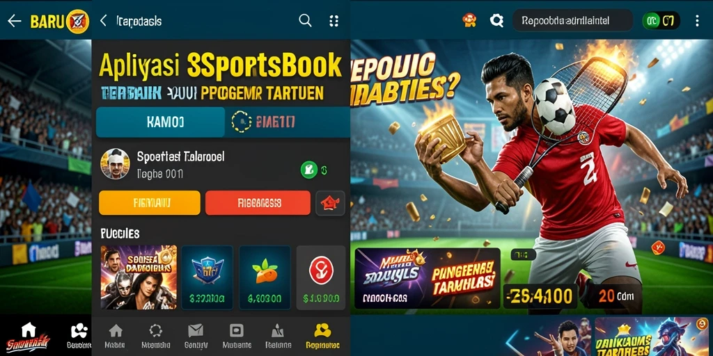 Tampilan gameplay yang menarik dari aplikasi BARU01 Sportsbook.