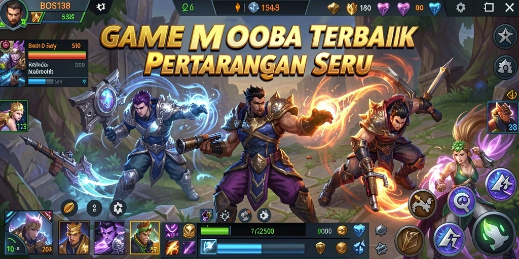 Tampilan gameplay seru dari BOS138 yang menampilkan pertarungan tim.