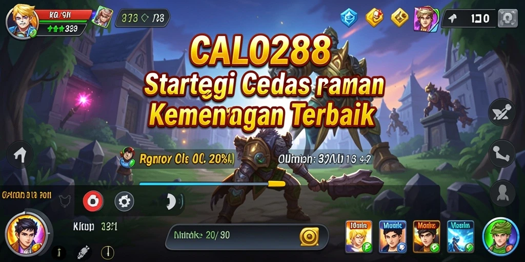Tampilan gameplay mendebarkan CALO288 dengan berbagai taktik dan strategi.