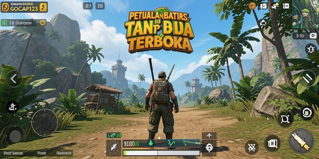 Tampilan gameplay GOCAP123 yang memukau di dunia terbuka.