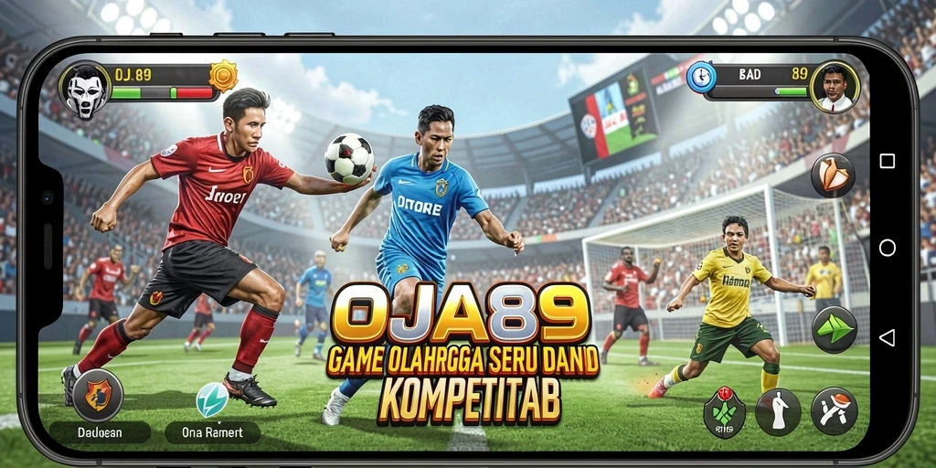 Tampilan gameplay OJA89 dengan aksi olahraga yang intens dan menantang.