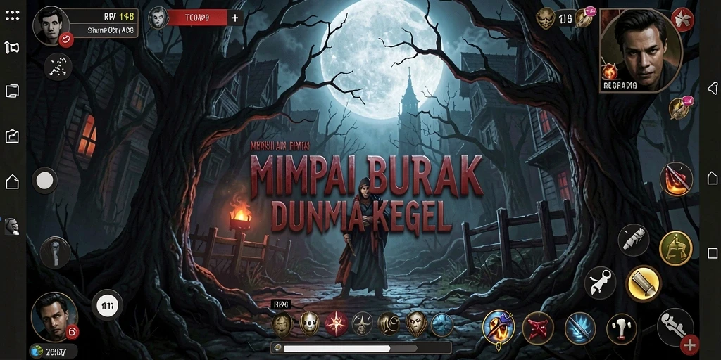 Tangkapan layar gameplay RP8 menunjukkan suasana mencekam penuh ketegangan.
