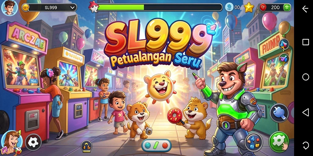 Gameplay seru SL999 dengan tantangan seru di setiap level.